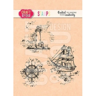 Sea Travel Clearstamps -...